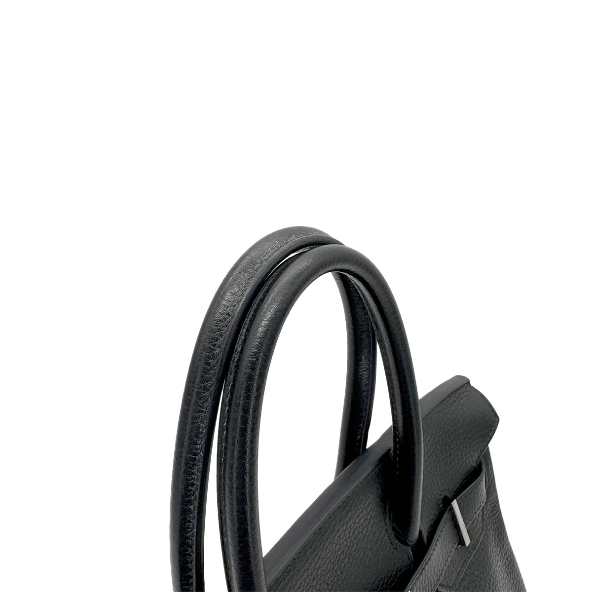 HERMES BIRKIN 30 BLACK TOGO HAND BAG □N SHW 90267403