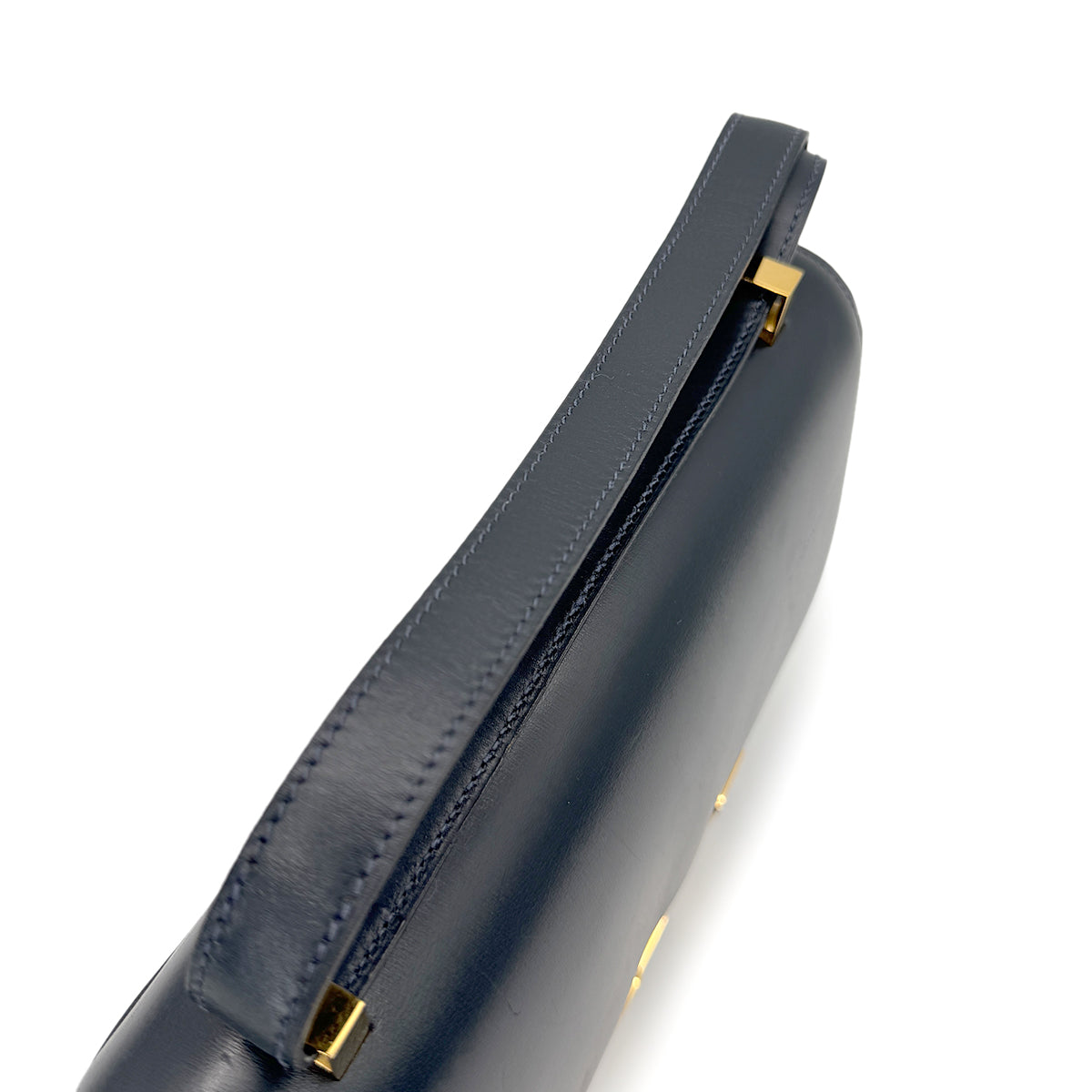 HERMES CONSTANCE NAVY BOXCALF SHOULDER BAG 〇S GHW 90267406