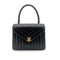 CHANEL VINTAGE CHEVRON V STITCH HAND BAG BLACK LAMB SKIN 90267412 - PURPOSE