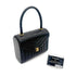 CHANEL VINTAGE CHEVRON V STITCH HAND BAG BLACK LAMB SKIN 90267412 - PURPOSE