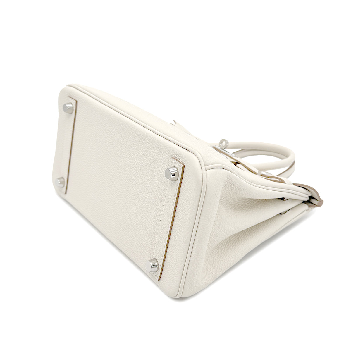 HERMES BIRKIN 25 CRAIE TAURILLON CLEMENCE HAND BAG Y SHW 90267429