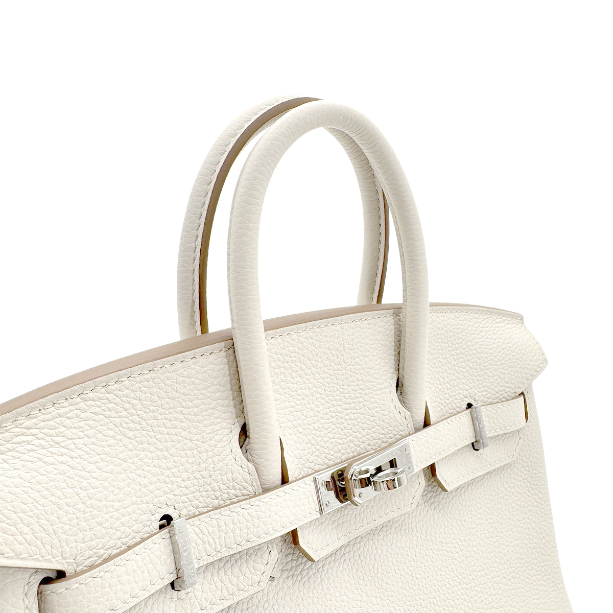 HERMES BIRKIN 25 CRAIE TAURILLON CLEMENCE HAND BAG Y SHW 90267429