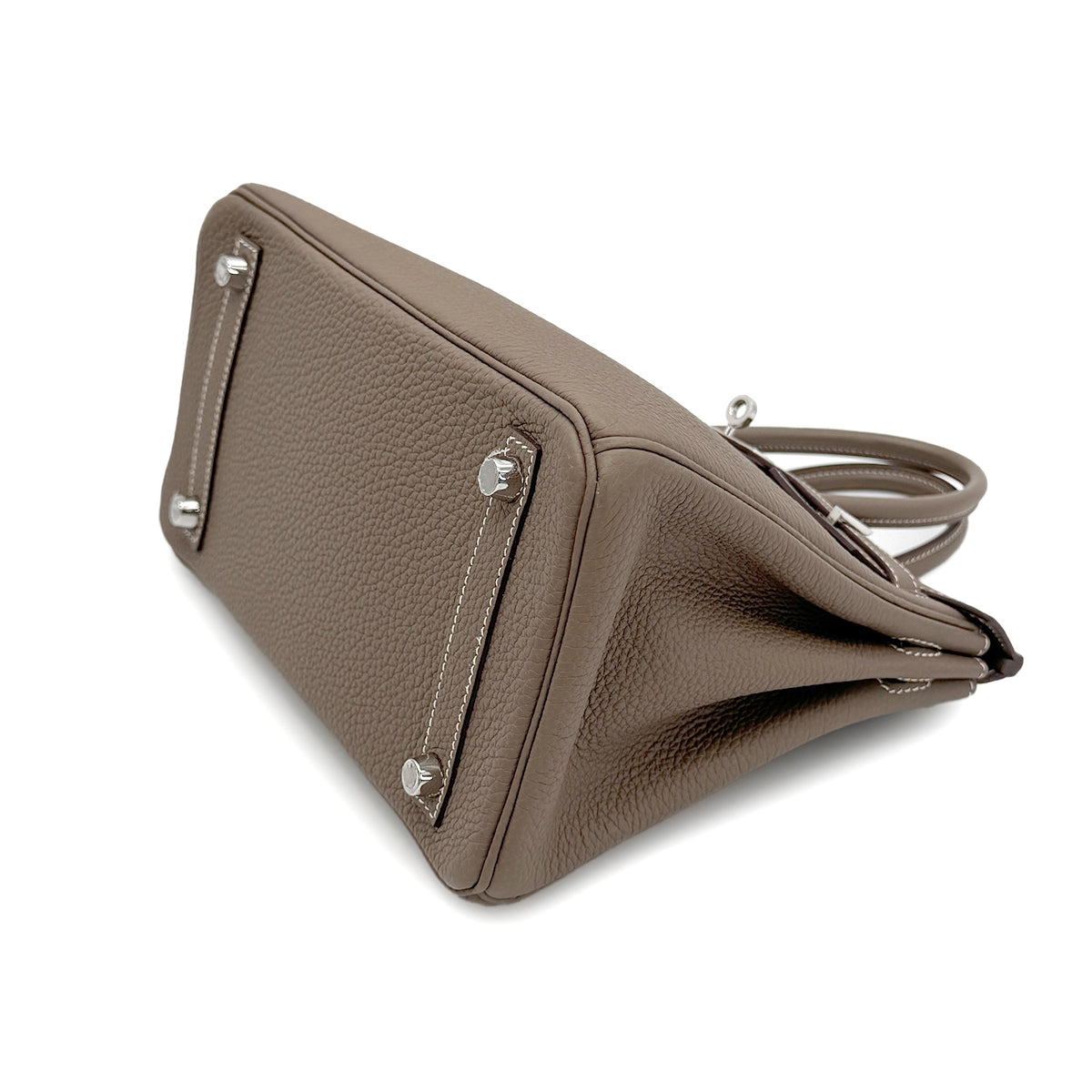 HERMES BIRKIN 25 ETOUPE TOGO HAND BAG Y SHW 90267431