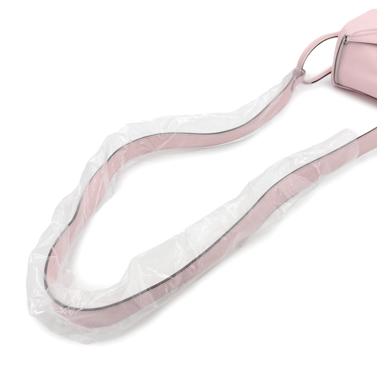 HERMES LINDY MINI ROSE SAKURA VEAU SWIFT SHOULDER BAG W SHW 90267472