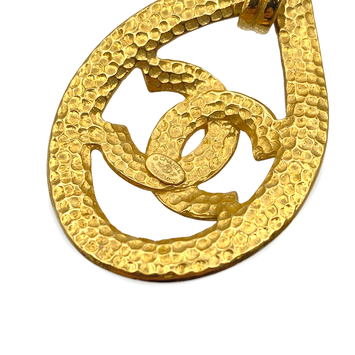 CHANEL VINTAGE EARRINGS COCOMARK SWING ACCESSORY 96P 90267474