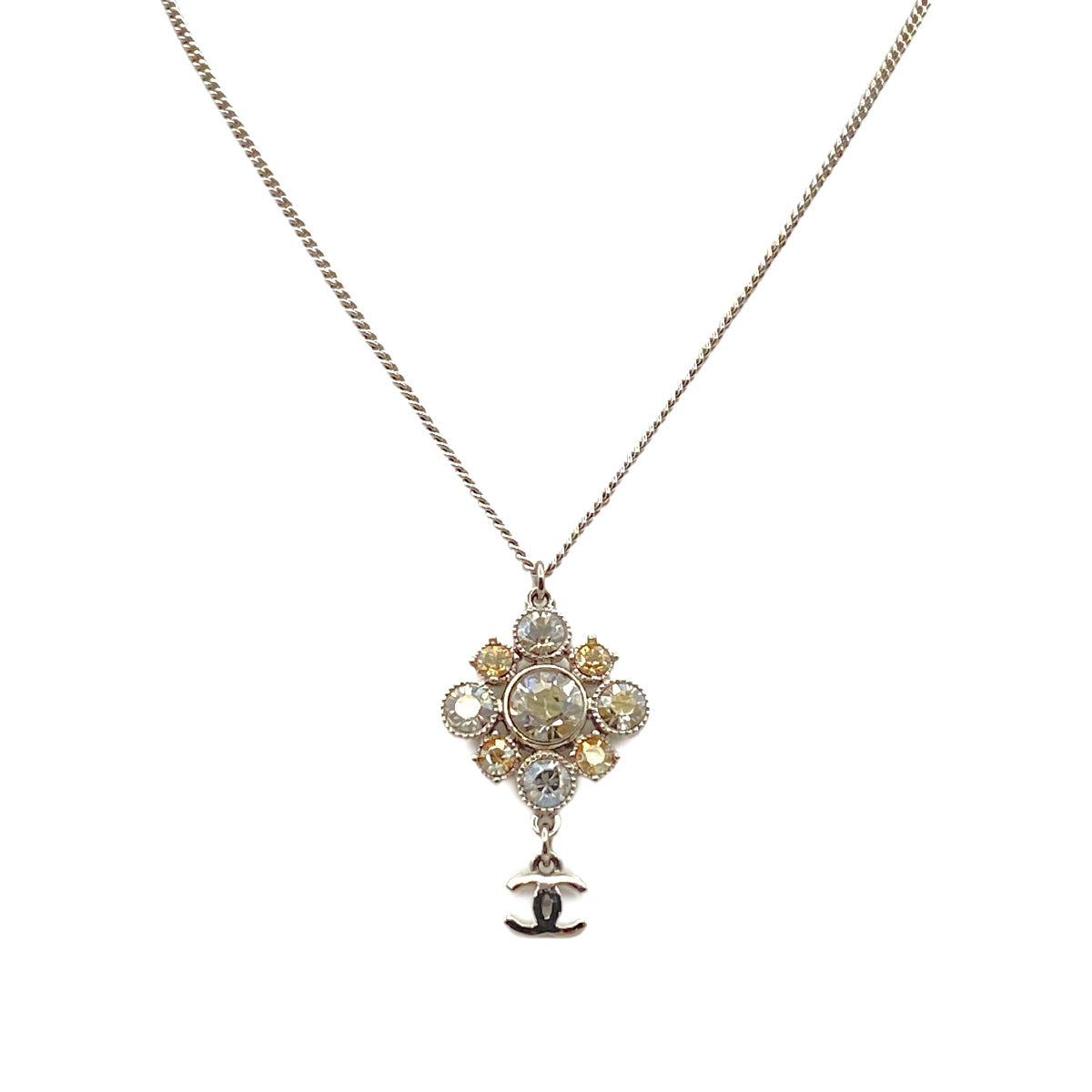 CHANEL NECKLACE COCOMARK RHINESTONE ACCESSORY C11V 90267476