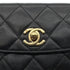 CHANEL VINTAGE MATELASSE CHAIN SHOULDER BAG BLACK LAMB SKIN 90267477 - PURPOSE