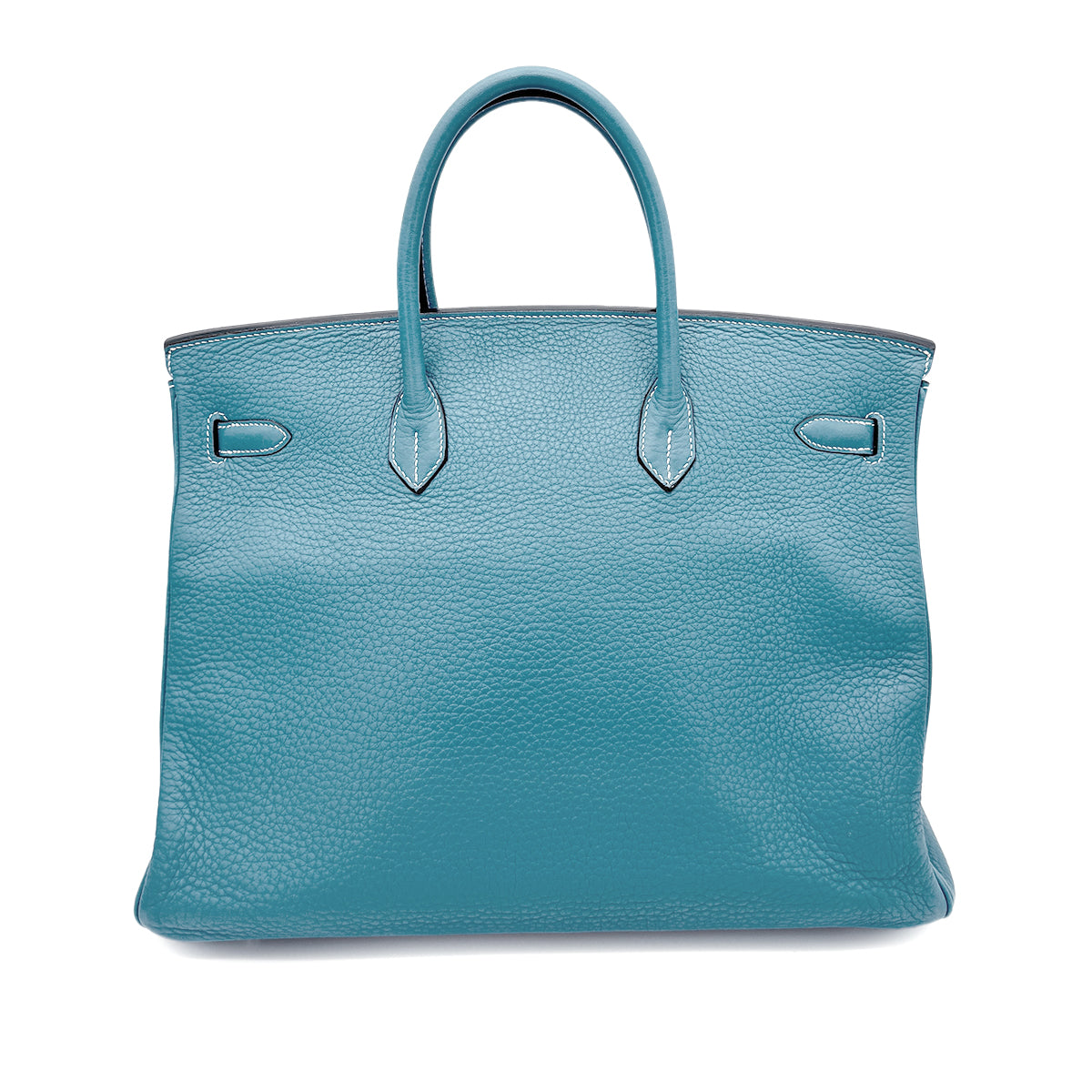 HERMES BIRKIN 40 BLEU JEAN TOGO HAND BAG □K SHW 90267750