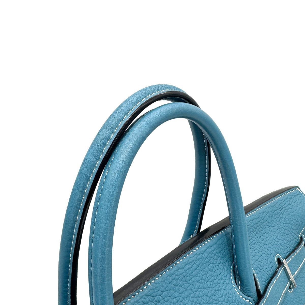 HERMES BIRKIN 40 BLEU JEAN TOGO HAND BAG □K SHW 90267750