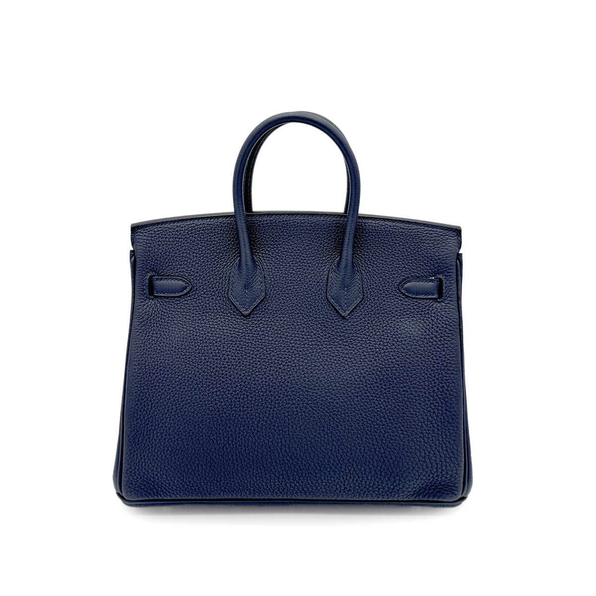 HERMES BIRKIN 25 BLUE NUIT TOGO HAND BAG C SHW 90267751