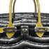 HERMES BIRKIN 25 BLACK CHARTREUSE CROCODILE NILOTICUS LISSE HAND BAG □H SHW 90267754 - PURPOSE