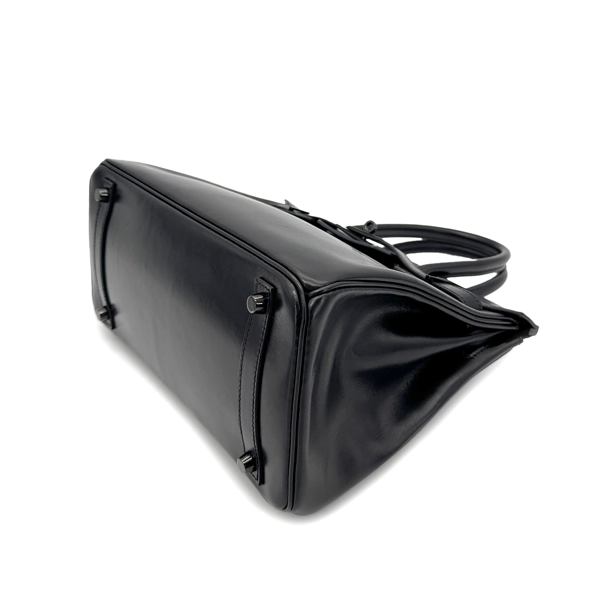 HERMES BIRKIN 30 SO BLACK BOX CALF HAND BAG ▢N 90267761