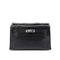 HERMES KELLY POCHETTE SELLIER BLACK EVERGRAIN HAND BAG □H PALLADIUM HARDWARE 90267766 - PURPOSE