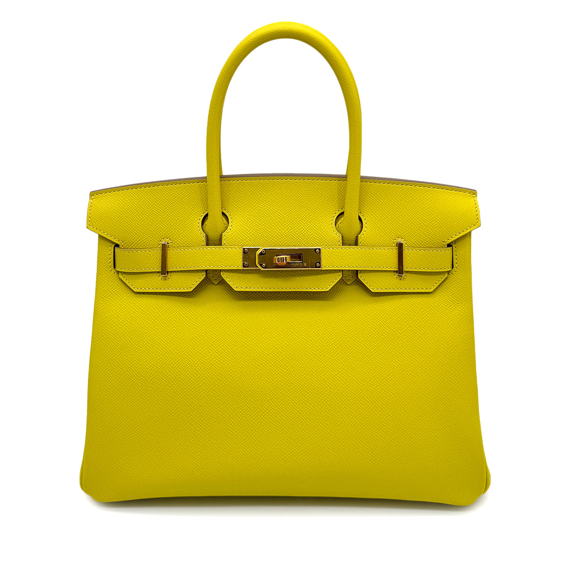 HERMES BIRKIN 30 YELLOW EPSOM HAND BAG Y GHW 90267767