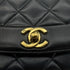 CHANEL VINTAGE DIANA MEDIUM CHAIN SHOULDER BAG BLACK LAMB SKIN 90267772 - PURPOSE