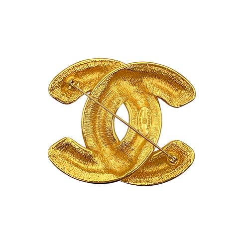 CHANEL VINTAGE MATELASSE COCOMARK BROOCH GOLD ACCESSORY 90267786 - PURPOSE