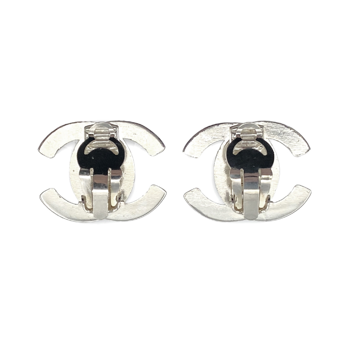 CHANEL VINTAGE EARRINGS TURN LOCK ACCESSORY 96P 90267792