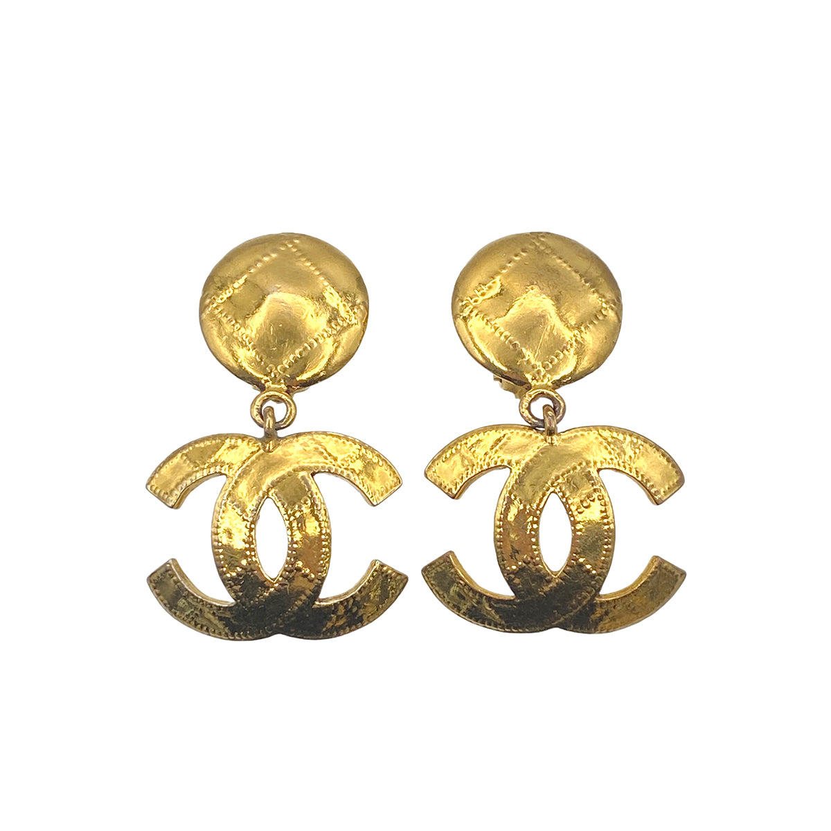 CHANEL VINTAGE EARRINGS COCOMARK SWING ACCESSORY 94P 90267806