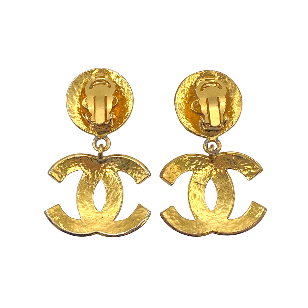 CHANEL VINTAGE EARRINGS COCOMARK SWING ACCESSORY 94P 90267806