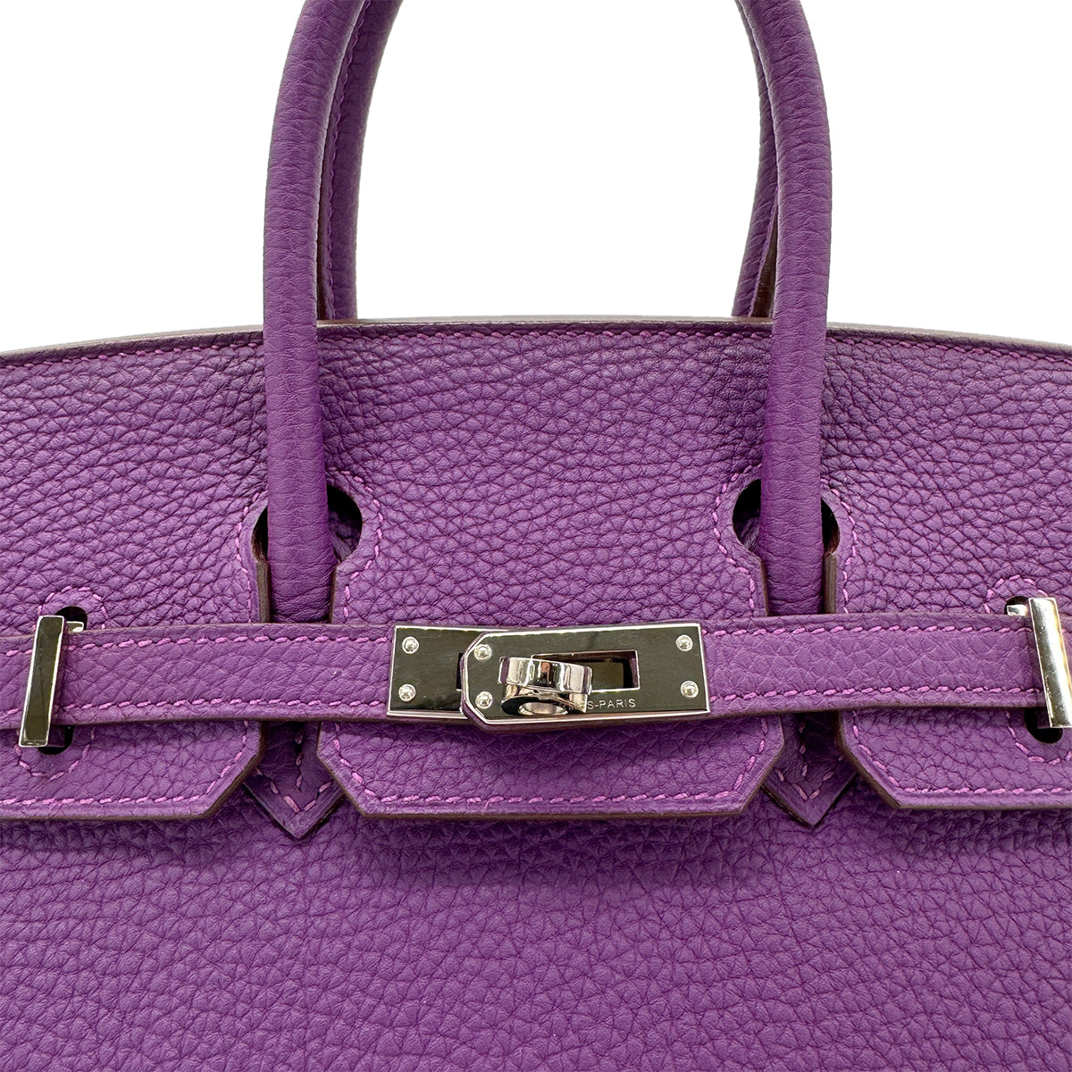 HERMES BIRKIN 25 ANEMONE TOGO HAND BAG □R SHW 90268065