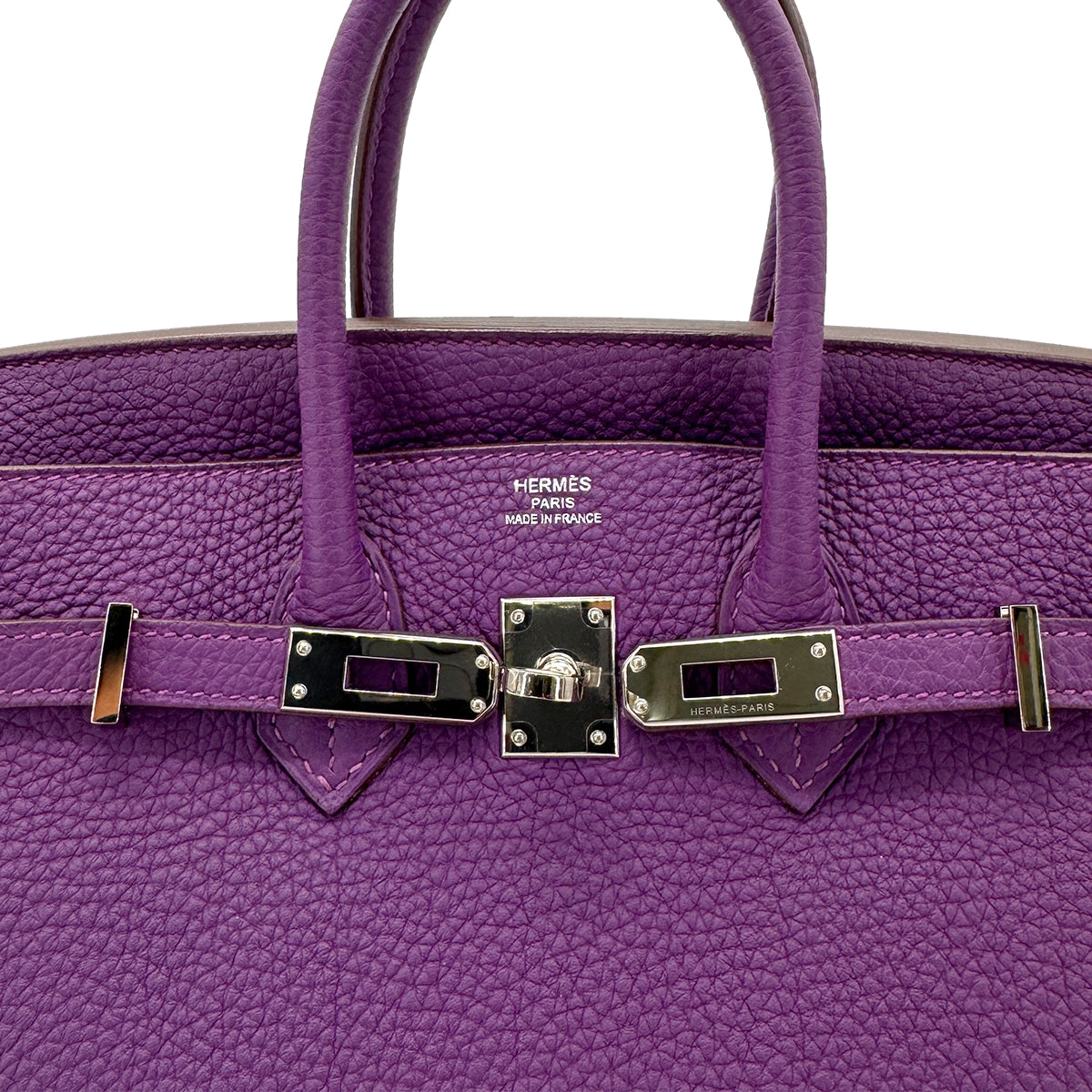 HERMES BIRKIN 25 ANEMONE TOGO HAND BAG □R SHW 90268065