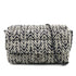 CHANEL CHAIN SHOULDER BAG BLACK WHITE TWEED 90268081 - PURPOSE