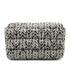 CHANEL CHAIN SHOULDER BAG BLACK WHITE TWEED 90268081 - PURPOSE