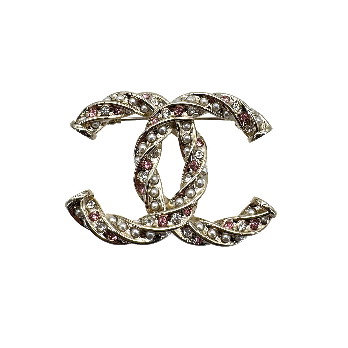 CHANEL BROOCH RHINESTONE COCOMARK ACCESSORY B23B 90268091