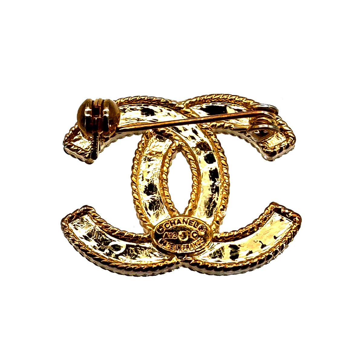 CHANEL VINTAGE BROACH COCOMARK PEARL ACCESSORY A13C 90268094