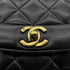 CHANEL VINTAGE DIANA MEDIUM CHAIN SHOULDER BAG BLACK LAMB SKIN 90268321 - PURPOSE