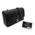 CHANEL VINTAGE DIANA MEDIUM CHAIN SHOULDER BAG BLACK LAMB SKIN 90268321 - PURPOSE