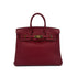 HERMES BIRKIN 25 ROUGE GRENAT TOGO HAND BAG X GHW 90268335 - PURPOSE