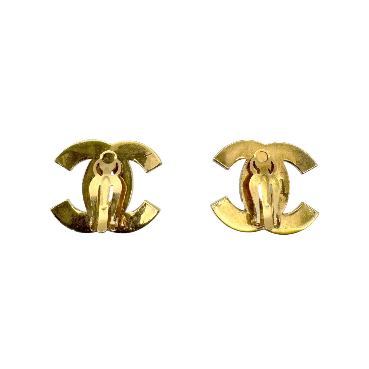 CHANEL EARRINGS RHINESTONE COCOMARK ACCESSORY 02P 90268772