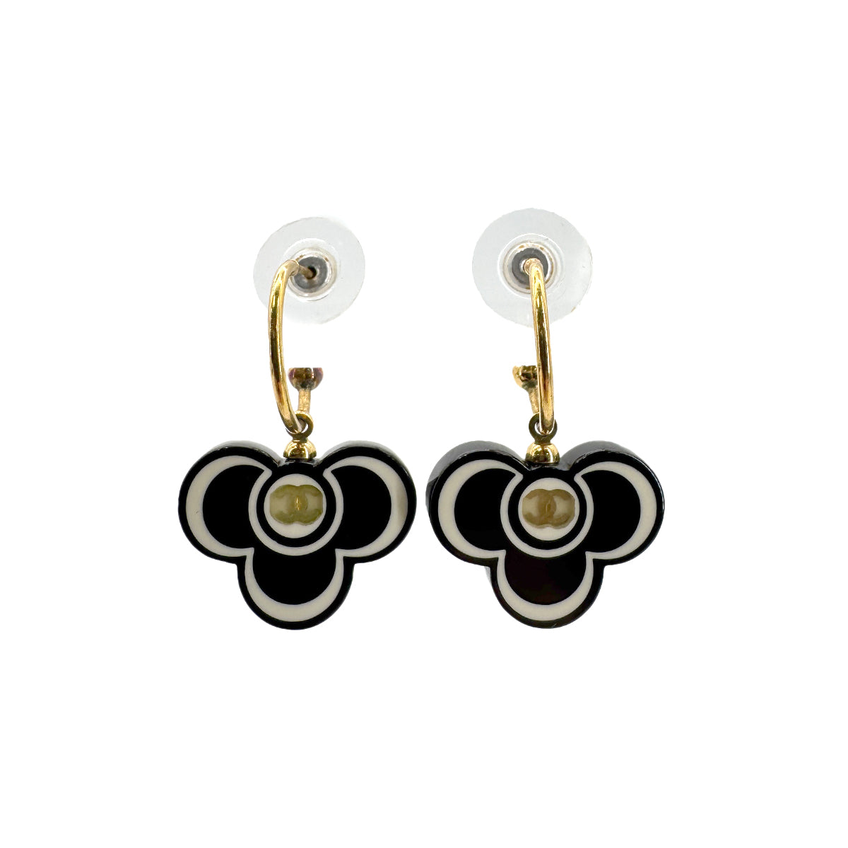 CHANEL EARRINGS CAMELLIA SWING COCOMARK ACCESSORY 02P 90268781