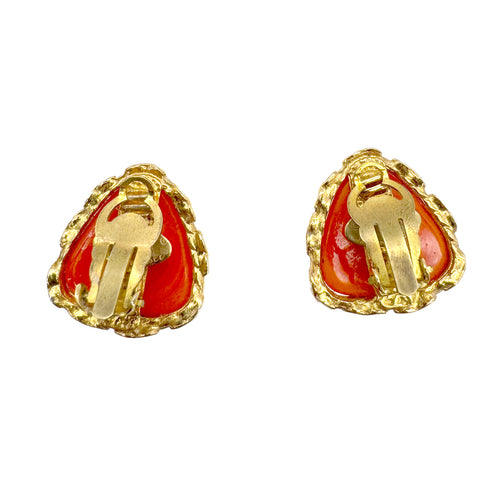CHANEL VINTAGE EARRINGS COLOR STONE ACCESSORY 28 90268802 - PURPOSE