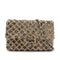 CHANEL CHAIN SHOULDER BAG BEIGE GOLD SEQUINS LAMB SKIN 90268815 - PURPOSE