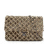 CHANEL CHAIN SHOULDER BAG BEIGE GOLD SEQUINS LAMB SKIN 90268815 - PURPOSE
