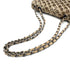 CHANEL CHAIN SHOULDER BAG BEIGE GOLD SEQUINS LAMB SKIN 90268815 - PURPOSE
