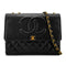 CHANEL VINTAGE BIG COCO MATELASSE CHAIN SHOULDER BAG BLACK LAMB SKIN 90268819 - PURPOSE