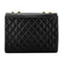 CHANEL VINTAGE BIG COCO MATELASSE CHAIN SHOULDER BAG BLACK LAMB SKIN 90268819 - PURPOSE