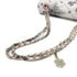 CHANEL MATELASSE SNOWFLAKE CHAIN SHOULDER BAG WHITE NYLON 90268822 - PURPOSE