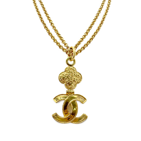 CHANEL VINTAGE NECKLACE MATELASSE COCOMARK ACCESSORY 95A 90268849 - PURPOSE