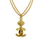 CHANEL VINTAGE NECKLACE MATELASSE COCOMARK ACCESSORY 95A 90268849 - PURPOSE