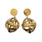 CHANEL VINTAGE EARRINGS LOGO SWING ACCESSORY 90268857 - PURPOSE