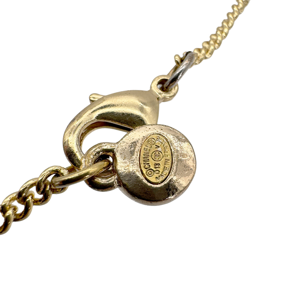 CHANEL NECKLACE LOGO CHAIN ACCESSORY D13V 90268859