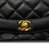 CHANEL VINTAGE DIANA MEDIUM CHAIN SHOULDER BAG BLACK LAMB SKIN 90268861 - PURPOSE