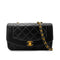 CHANEL VINTAGE DIANA SMALL CHAIN SHOULDER BAG BLACK LAMB SKIN 90268864 - PURPOSE