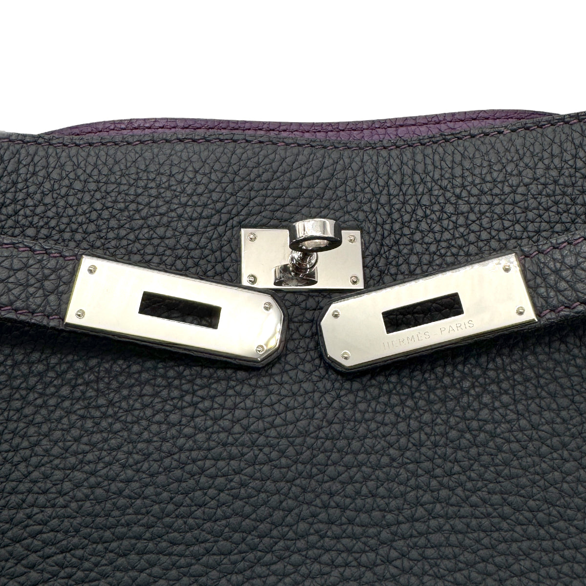 HERMES SO KELLY 26 BLEU OCEAN ULTRAVIOLET TOGO SHOULDER BAG □Q SHW 90268872