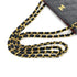 CHANEL VINTAGE MATELASSE CHAIN TOTE BAG BLACK SATIN LAMB SKIN 90268876 - PURPOSE