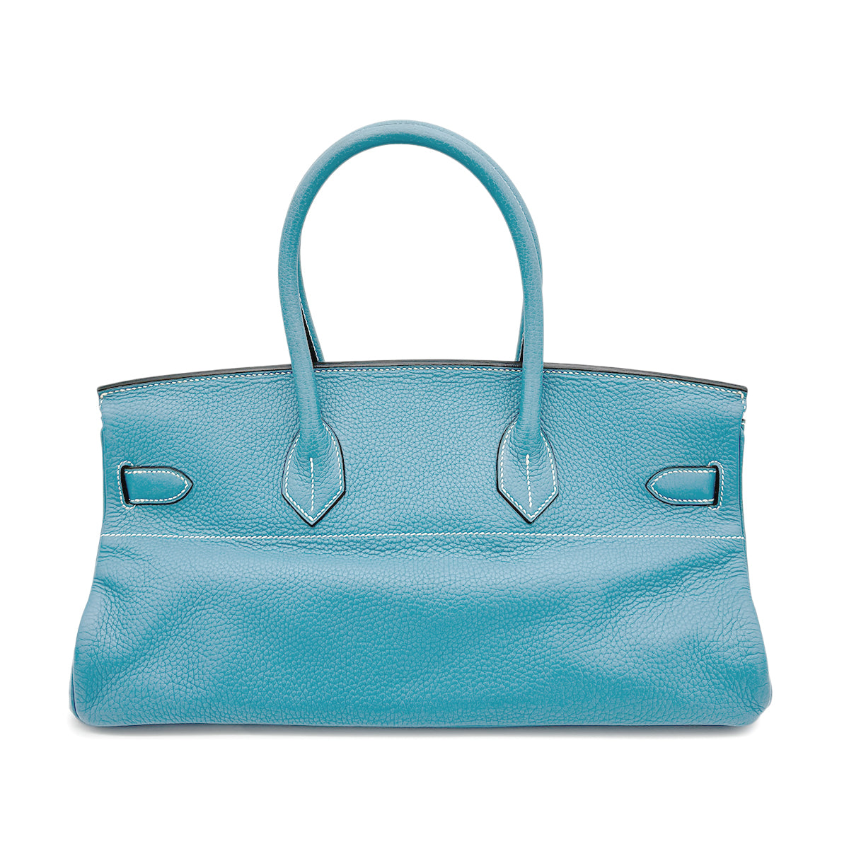 HERMES SHOULDER BIRKIN 42 BLUE JEAN TAURILLON CLEMENCE HAND BAG □I SHW 90268883